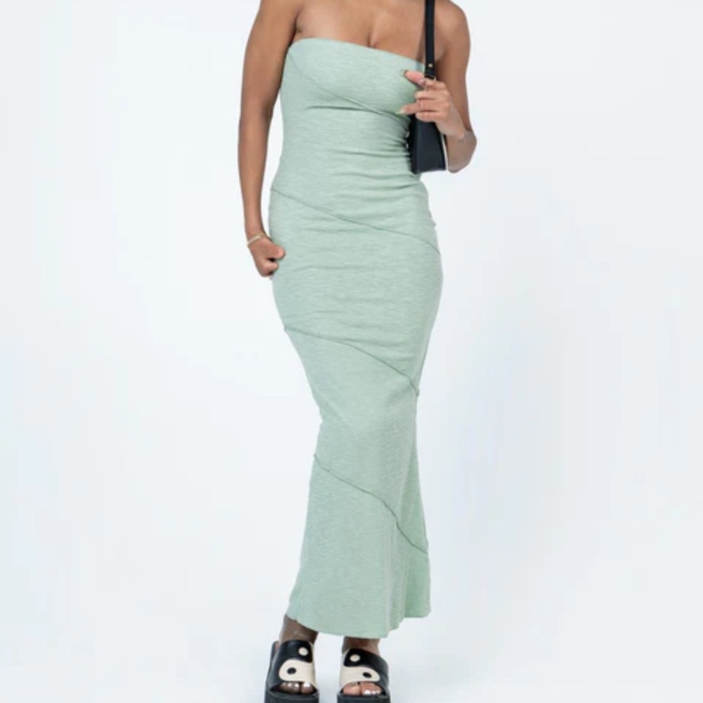 Princess Polly Oscar Midi Dress Sage Green